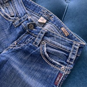 Silver Jeans Camden Rose Skinny Capri